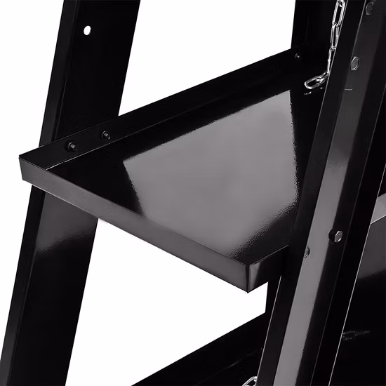 검정색 스테인레스 스틸 용접 서빙 트롤리 카트 SL